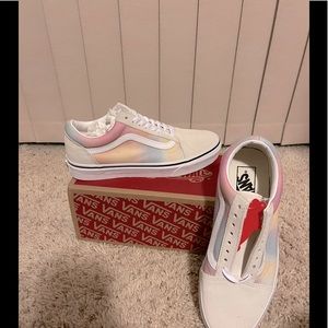 Unisex Ombré Aura Shift Old Skool Lace Up Sneakers